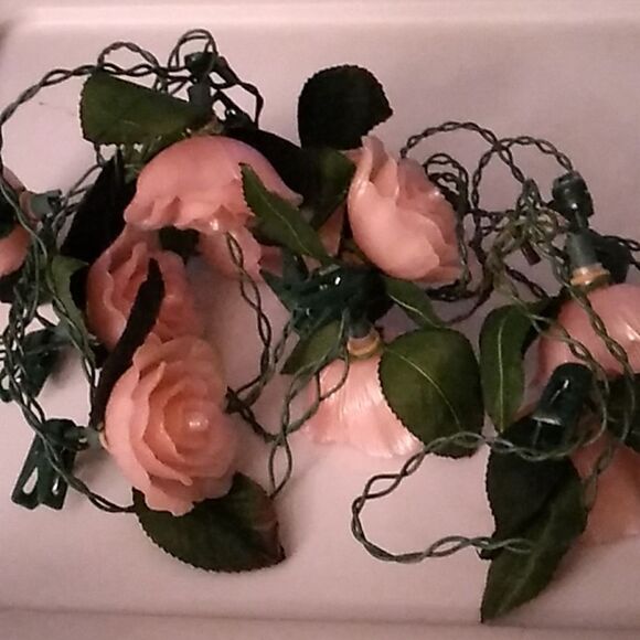 Pink Rose Fower Light Set. - Picture 5 of 5